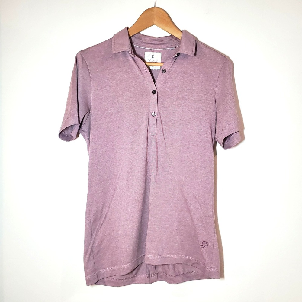 Linksoul Polo Shirt Womens Short Sleeve Red Golf Shirt Size‎ Large Golfing